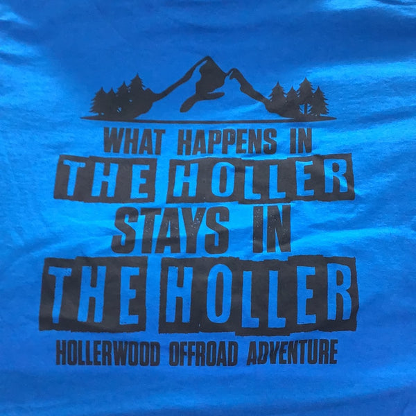 What Happens in the Holler Blue T Shirt