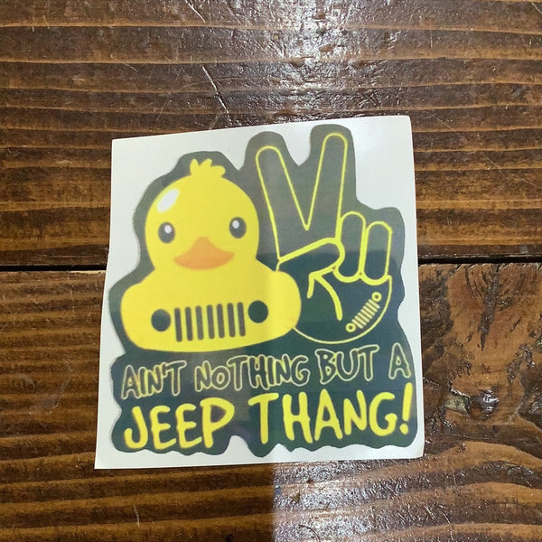 Jeep Thang Sticker