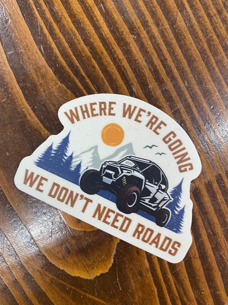 Where We're Going Sticker