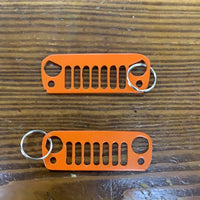 Large Jeep Grill Keychain